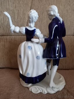 Soska parik Royal dux cobalt - 3