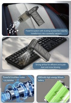 Silný ventilator, vysávač. - 3