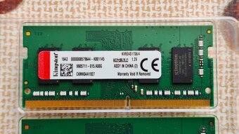Kingston 2x4GB RAM, DDR4, 2400MHz - 3