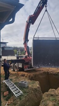 BETONOVÁ ŽUMPA 9m3, BETÓNOVÁ PIVNICA BETÓNOVÁ NÁDRŽ NA VODU - 3