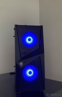 Predám gaming PC v skrini MSI MAG Forge 100R, i5-9400F, RTX - 3