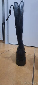Kvalitné kožené jazdecké čižmy - 3