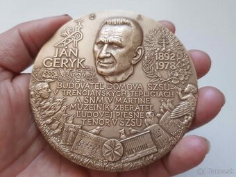 Medaila Domov SZSU (Štefunko) / Ján Geryk (Polonský) - 3
