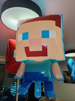 Nové veľké balóny Minecraft aj s mečom- AŽ 15/16/17 kusov - 3