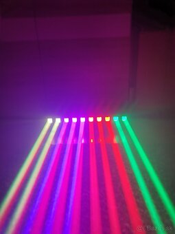 Rotačný led BAR beam RGBW 250W - 3