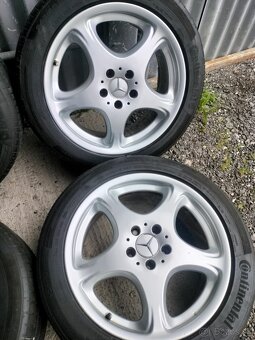 4ks alu disky orig. MB 5x112 R18 pneu 245/45 r18 - 3