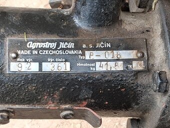 malotraktor výrobca Jičín typ P-018 - 3