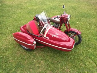 Jawa 350 se sajdou Velorex 560 - 3