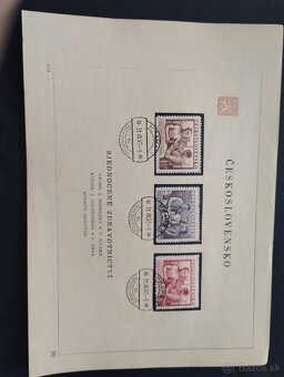 Poštovné známky Československo r.1952 - 3