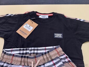 Burberry čierna krátka súprava - 3