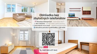 PRENÁJOM: 3-izbový byt, Slávičie údolie 41, Staré Mesto, BA - 3