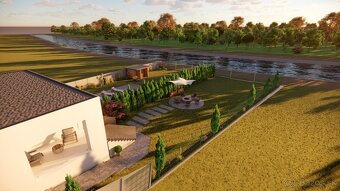 MODERNÝ DVOJDOM V POVODE- VEĽKÝ POZEMOK - 3