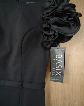 Luxusné čierne spoločenské šaty BASIX BLACK LABEL - 3