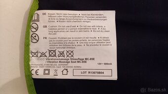 Predám masážnu podložku MC-85E - 3