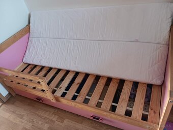 Detská posteľ 190 x 80 cm z masívu - 3