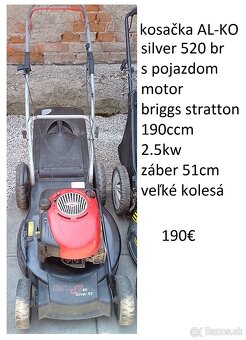 predám kosačku Oleo-Mac,ALKO,-MTD Black line,-Partner - 3
