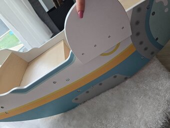 Montessori hojdacka drevené lietadlo Zopa - 3