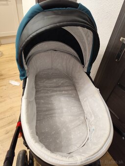 Seeba Art tmavozeleny kočík 2kombinacia - 3