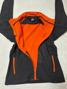 Čierno oranžová softshellová bunda SEAT - 3