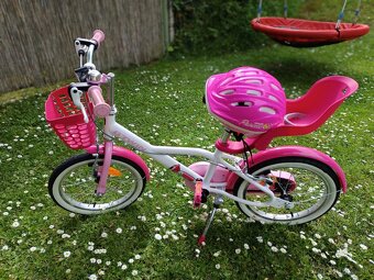Detský bicykel BTWIN ružový s príslušenstvom - 3