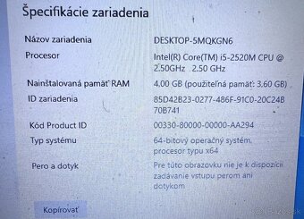 Lenovo E430 / i5-2520M / 4GB RAM / 500GB HDD - 3