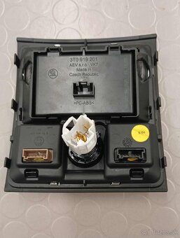 Panel ovládania kúrenia klimatizácie superb 2 - 3