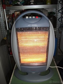 Predám nový,elektrický-halogenový ohrievač-1200W. - 3