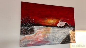 Obraz zimná krajinka - 3