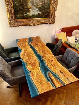 Jedalenský olivový stôl - 3