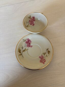 Stará porcelánová šálka s podšalkou Hutschenreuther  Selb - 3
