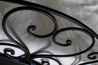 Elegantná ručne kovaná posteľ MALAGA-160x200cm - 3