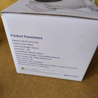 Projektor nočnej oblohy pre deti do izby 2 za 1 - 3