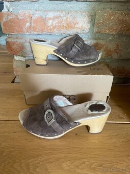 UGG, originál, kožené drevaky č. 36 - 3