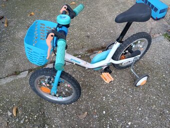 Detský chlapčenský bicykel 12" pre 3-5 rokov s kolieskami - 3