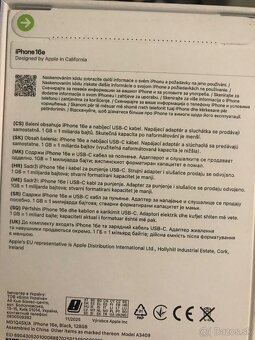 iPhone 16e 128gb úplne Nový  - 3