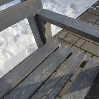 Masívna lavička (borovica) - 3