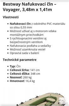 Nafukovací čln Voyager 500 - 3