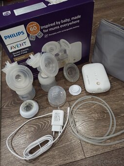 Bezdrôtová nabíjateľná batériová odsávačka mlieka Avent - 3