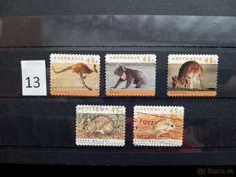 Poštové známky č.424 - FAUNA SVETA I. - 20 ks sérií - 3