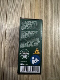 Predám PARKSIDE laserový merač vzdialenosti - 3