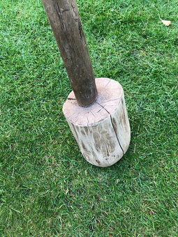 retro veľké drevené pučidlo - 3