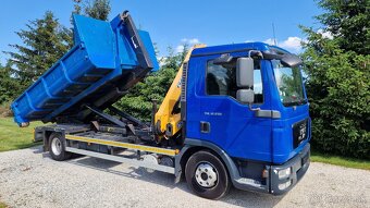 Man Tgl 12.250/KONTEJNER+HYDRAULICKÁ RUKA EFFER/KLIMA,MĚCHY - 3