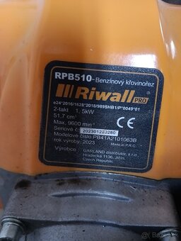 benzinovy krovinorez RIWALL RPB 510 - 3