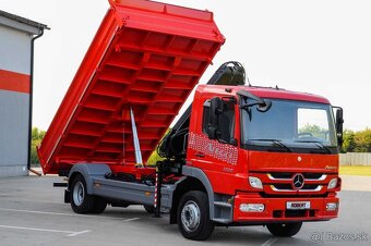 MERCEDES ATEGO 12T TROJSTRANNÝ SKLÁPAČ + HYDRAULICKÁ RUKA - 3