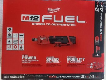 Aku priama brúska MILWAUKEE M12 FDGS - 3