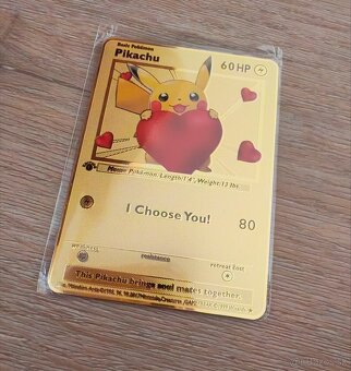 Kovové karty Pokemon - 3