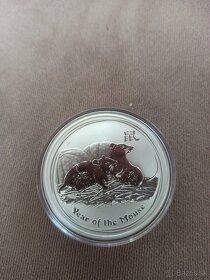 Lunar II 1oz strieborne mince 2008-2019 - 12ks a box - 3