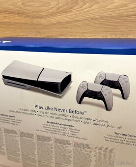 PlayStation 5 Slim + 2x DualSense ovládač - nová, nepoužitá - 3