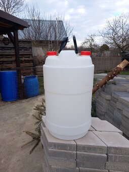 predam plastové barely 50l dvojité hrdlo - 3