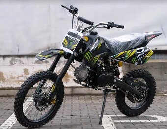 NOVÁ CROSS motorka BS 125ccm – 17/14 kolesá, BIG FRAME, manu - 3